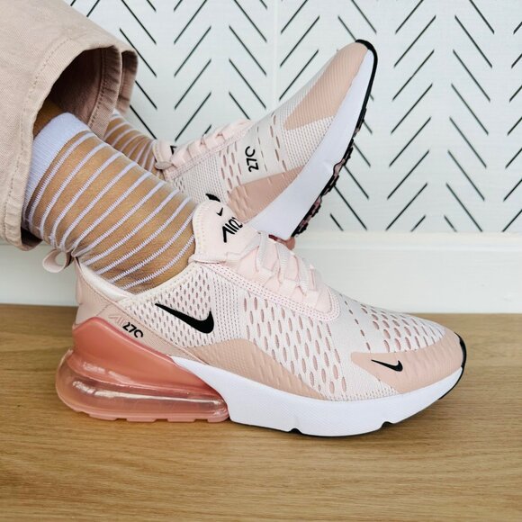 ⭐New Nike Air Max 270 Low Sz 6 Women's Shoes Light Soft Pink Sneakers AH6789-604 - Picture 3 of 13